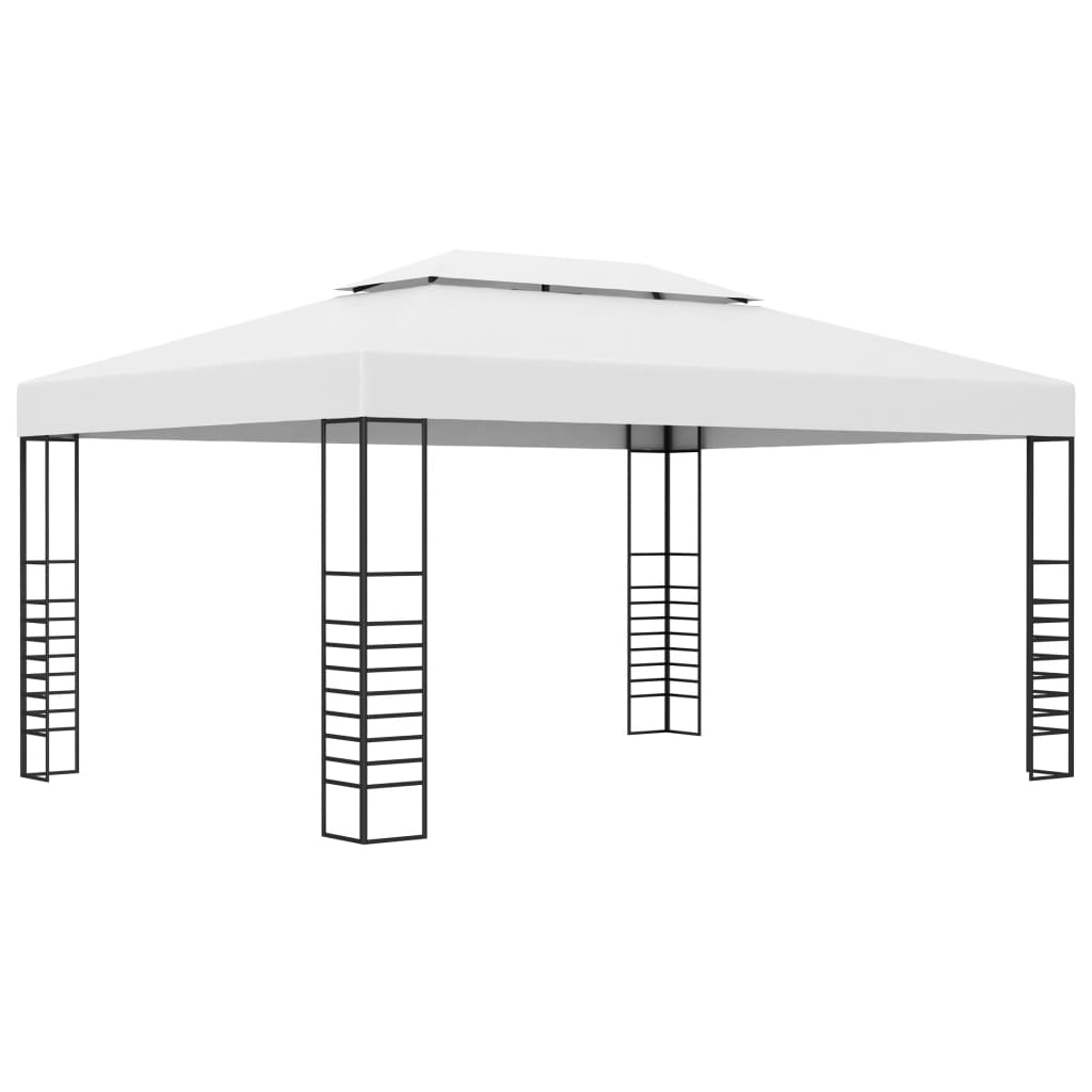 Pavilion cu șir de lumini LED, alb, 4x3x2,7 m Lando - Lando