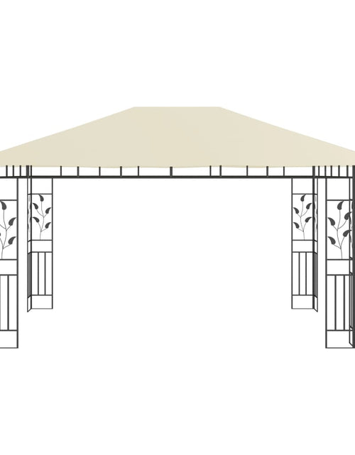 Загрузите изображение в средство просмотра галереи, Pavilion cu plasă anti-țânțari &amp; lumini LED crem 4x3x2,73m Lando - Lando
