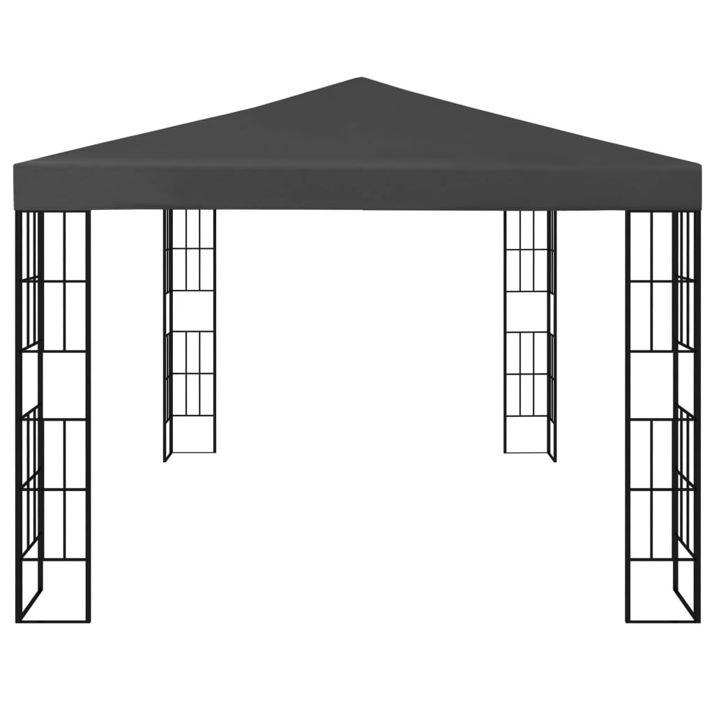 Pavilion cu șir de lumini LED, antracit, 3x4 m Lando - Lando