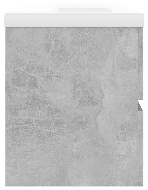 Încărcați imaginea în vizualizatorul Galerie, Dulap cu chiuvetă încorporată, gri beton, lemn prelucrat - Lando
