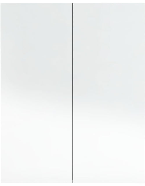 Încărcați imaginea în vizualizatorul Galerie, Dulap de baie cu oglindă, gri, 60x15x75 cm, MDF Lando - Lando
