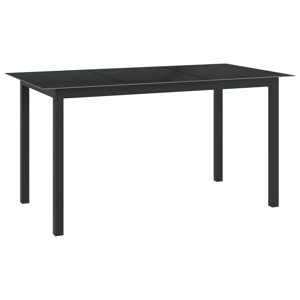 Set mobilier de grădină, 7 piese, antracit, aluminiu - Lando