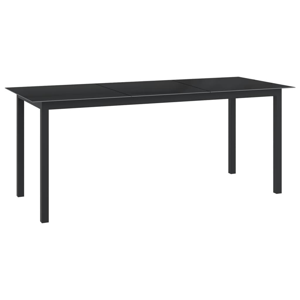 Set mobilier de grădină, 9 piese, antracit, aluminiu - Lando