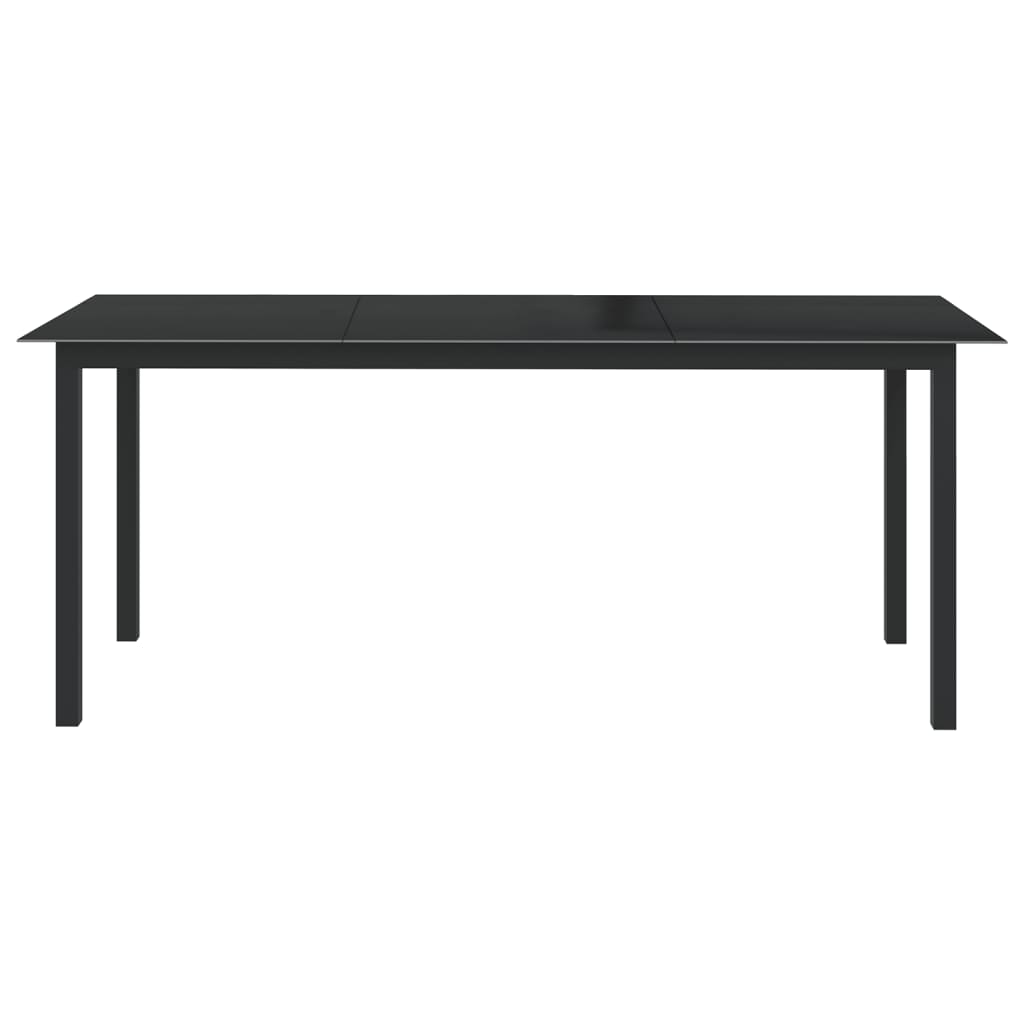 Set mobilier de grădină, 9 piese, antracit, aluminiu - Lando