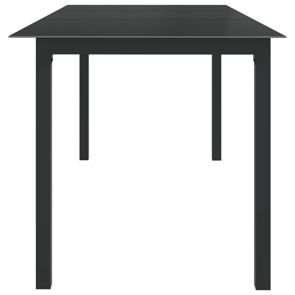 Set mobilier de grădină, 9 piese, antracit, aluminiu - Lando