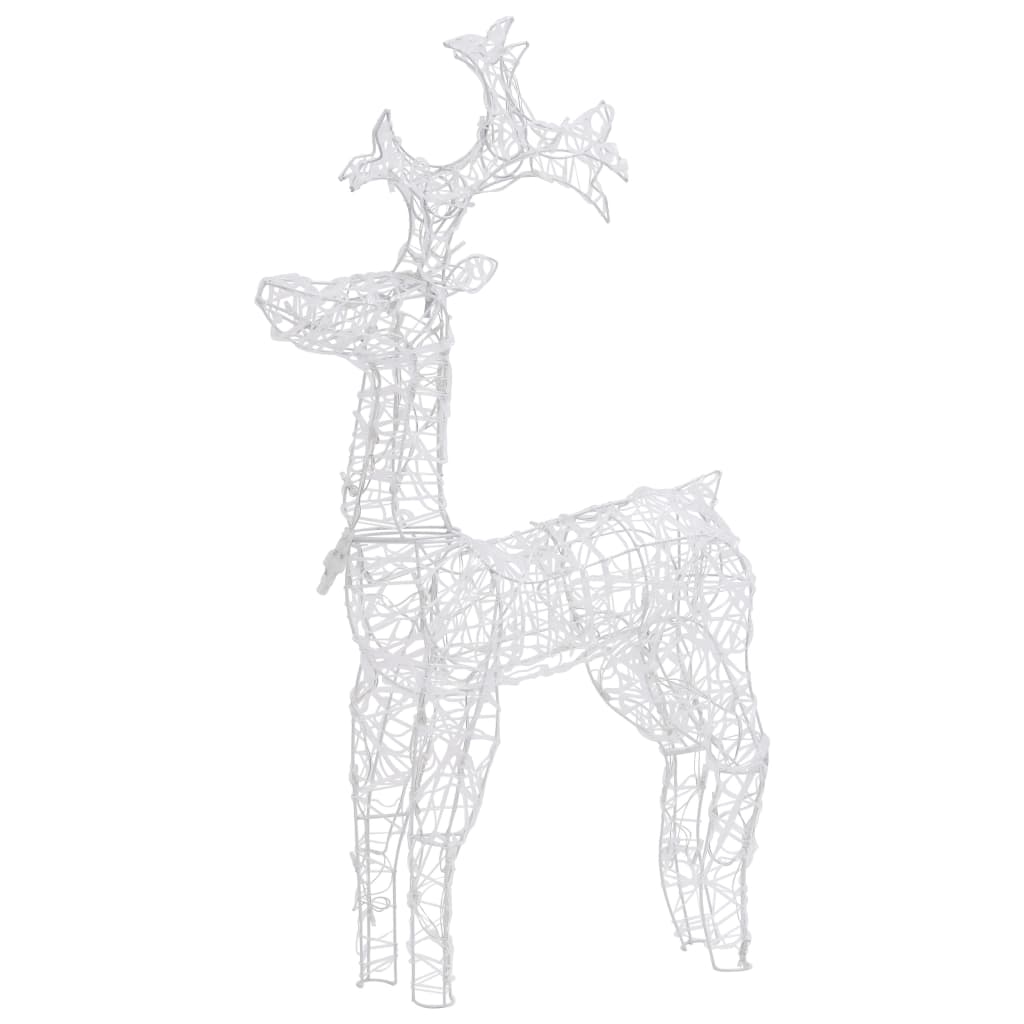 Decorațiune de Crăciun ren, 90 leduri, 60x16x100 cm, acril - Lando