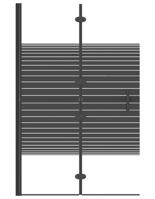 Загрузите изображение в средство просмотра галереи, Cabină de duș pliabilă, negru, 80x140 cm, ESG Lando - Lando
