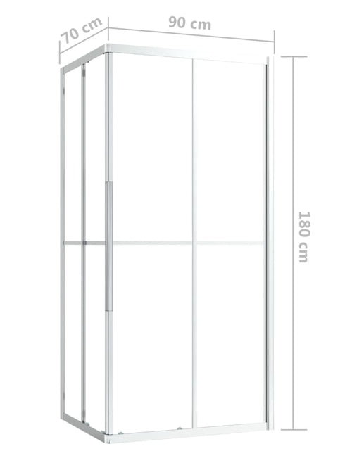 Încărcați imaginea în vizualizatorul Galerie, Cabină de duș, 90x70x180 cm, ESG

