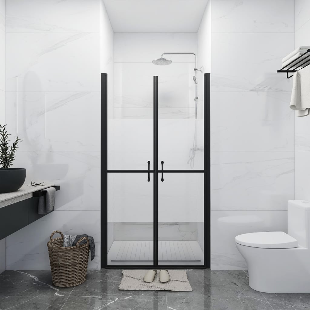 Ușă cabină de duș, jumătate mată, (68-71)x190 cm, ESG - Lando