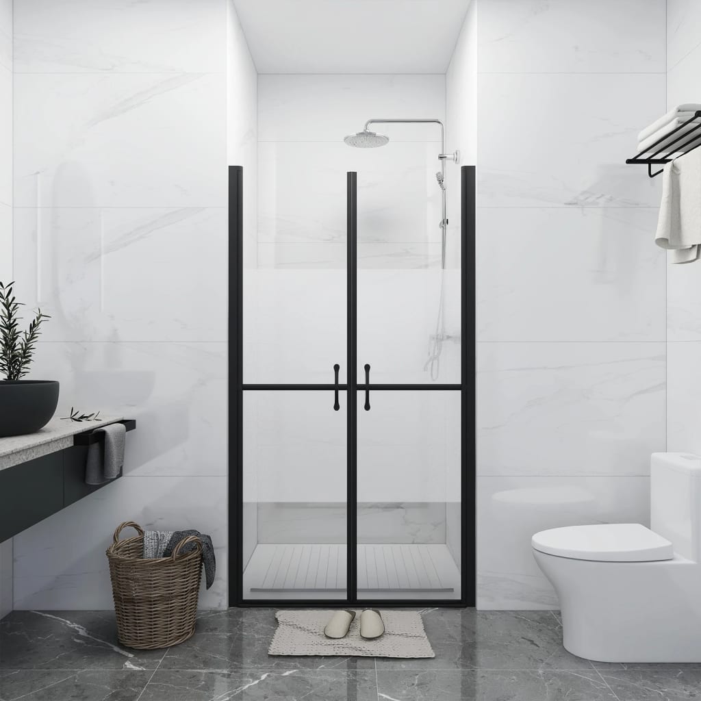 Ușă cabină de duș, jumătate mată, (78-81)x190 cm, ESG Lando - Lando