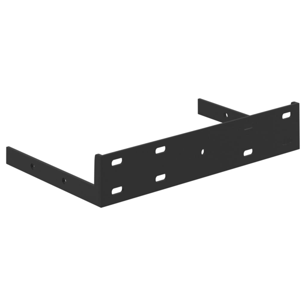 Rafturi perete suspendate 4 buc. alb/stejar 23x23,5x3,8 cm MDF Lando - Lando