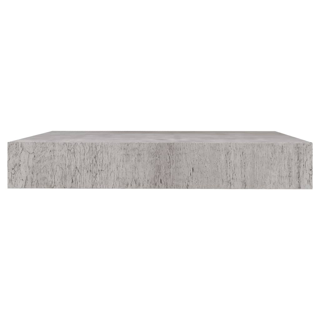Rafturi perete suspendate 4 buc. gri beton 23x23,5x3,8 cm MDF Lando - Lando