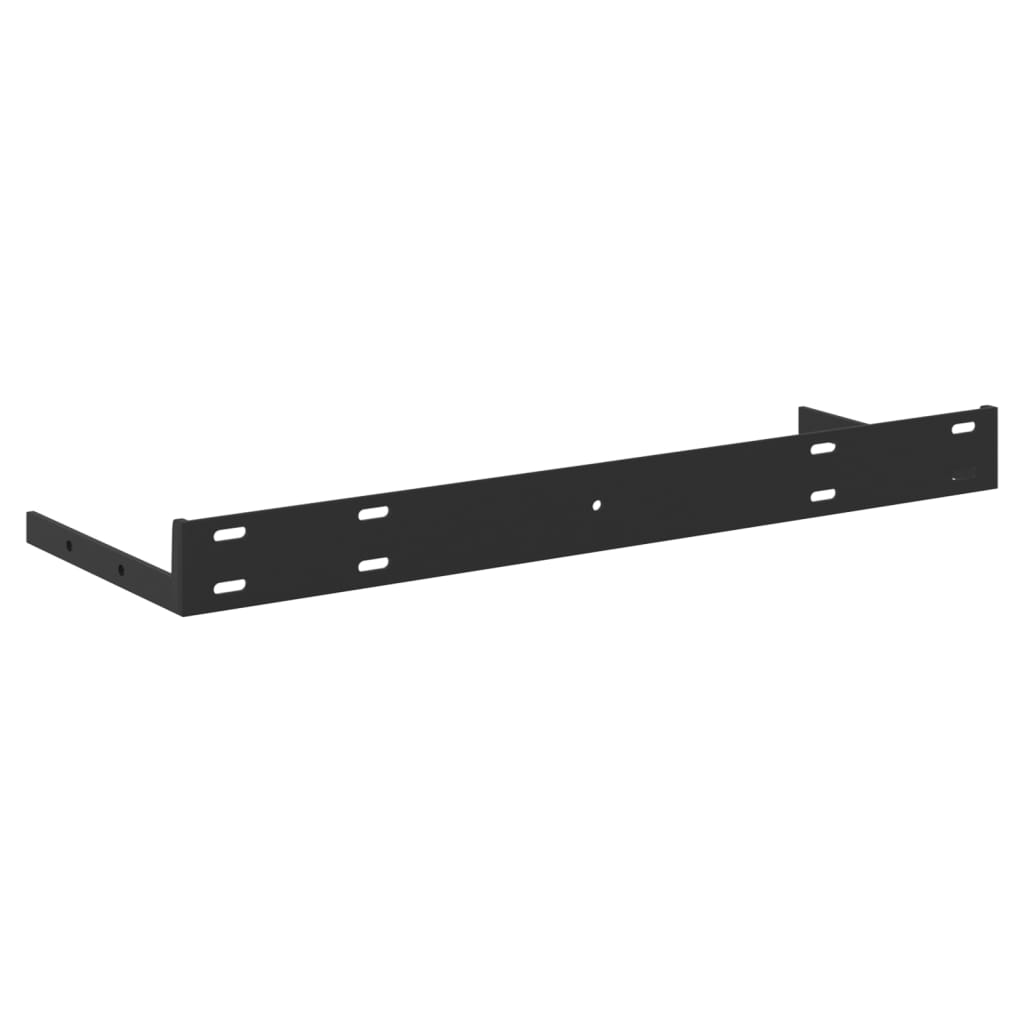 Rafturi de perete suspendate 2 buc. gri beton 50x23x3,8 cm MDF Lando - Lando