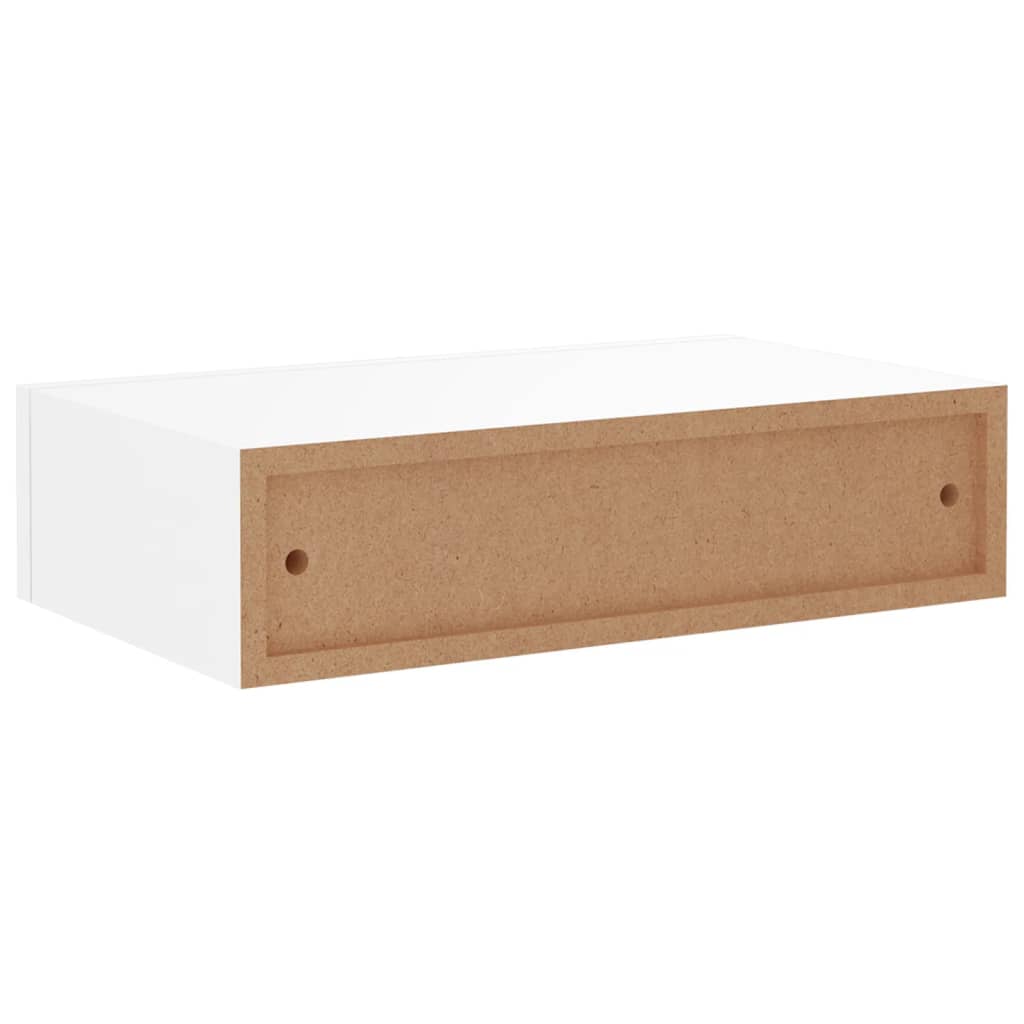 Dulap de perete cu sertare, 2 buc., alb, 40x23,5x10 cm, MDF Lando - Lando