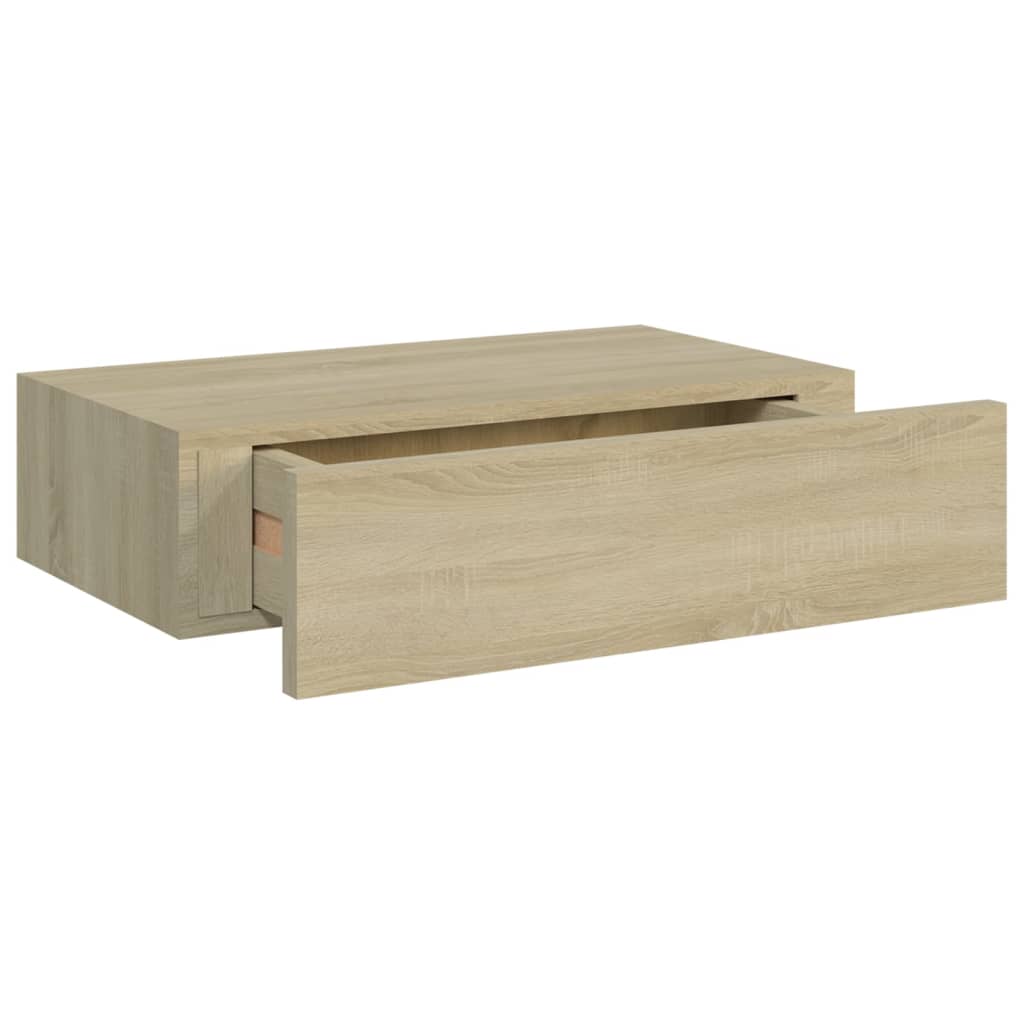 Dulap de perete cu sertar, stejar, 40x23,5x10 cm, MDF Lando - Lando