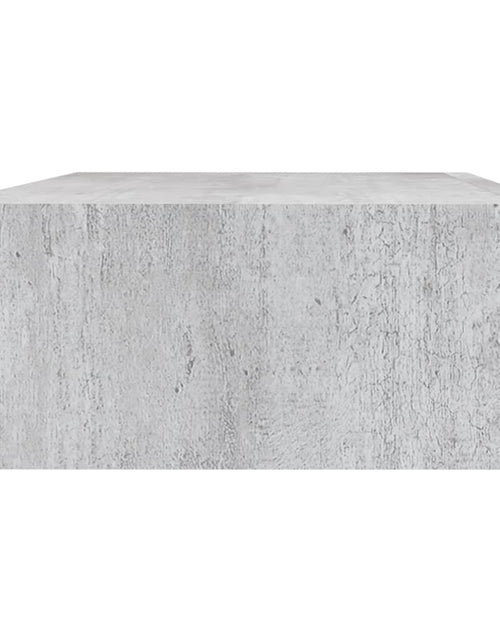 Încărcați imaginea în vizualizatorul Galerie, Dulapuri de perete cu sertar 2 buc. gri beton 40x23,5x10 cm MDF Lando - Lando
