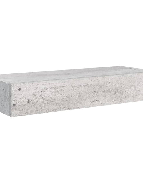 Încărcați imaginea în vizualizatorul Galerie, Dulapuri de perete cu sertar 2 buc. gri beton 60x23,5x10 cm MDF Lando - Lando
