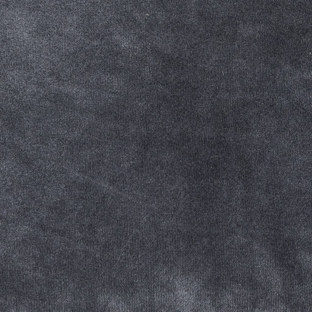 Pat câini, negru/gri închis, 69x59x19 cm, pluș/piele ecologică Lando - Lando