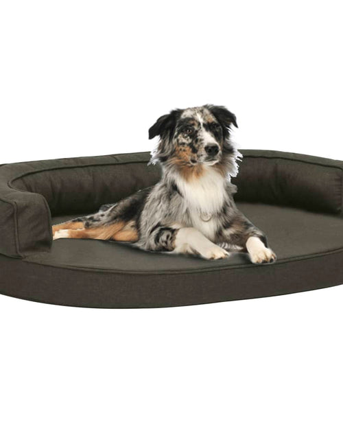Загрузите изображение в средство просмотра галереи, Saltea ergonomică pat de câini, gri închis, 75x53 cm, aspect in Lando - Lando
