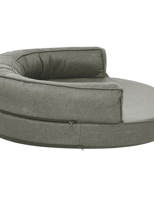 Încărcați imaginea în vizualizatorul Galerie, Saltea ergonomică pat de câini, gri, 75x53 cm, aspect de in Lando - Lando
