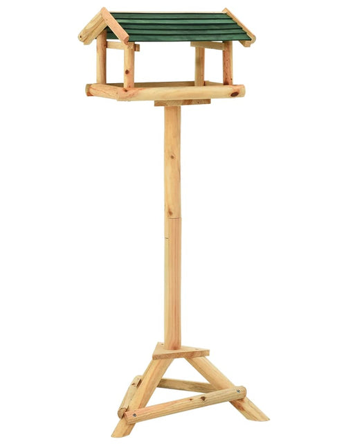 Încărcați imaginea în vizualizatorul Galerie, Hrănitor pentru păsări cu stativ, 37x28x100 cm, lemn masiv brad Lando - Lando
