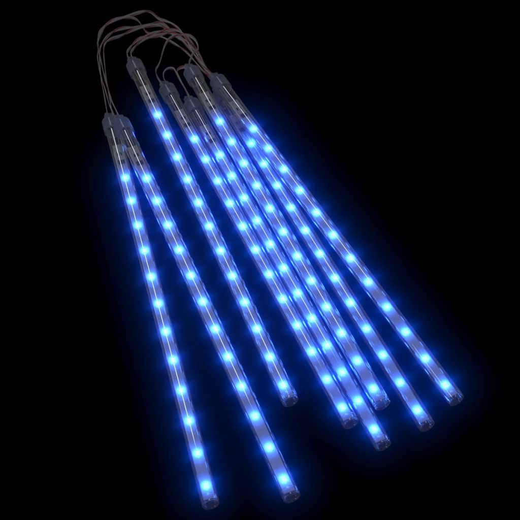 Lumini de meteoriți 8 buc. albastru 30 cm 192 LED-uri int./ext. Lando - Lando