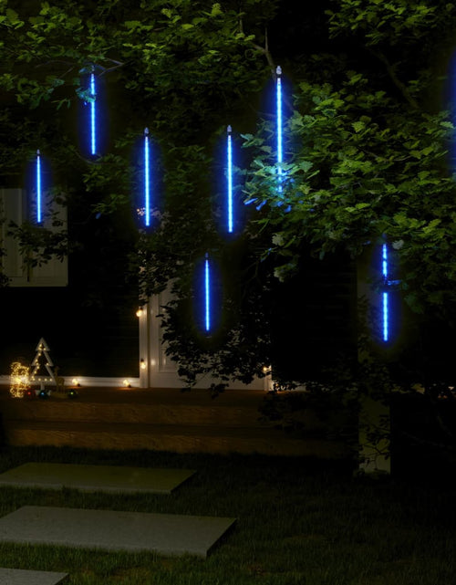 Загрузите изображение в средство просмотра галереи, Lumini de meteoriți 8 buc. albastru 30 cm 192 LED-uri int./ext. Lando - Lando
