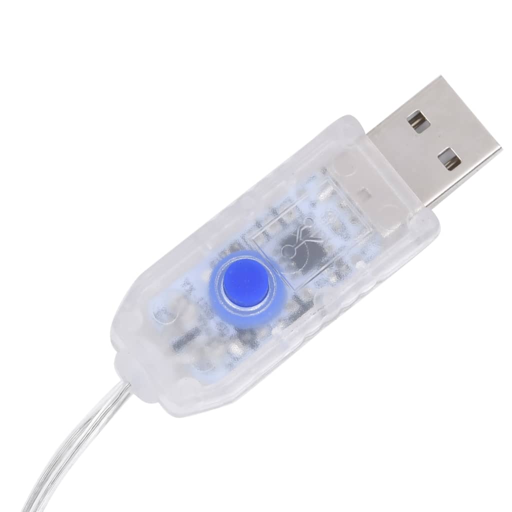 Lumini lună și stele, 345 LED-uri, alb rece, cu telecomandă - Lando