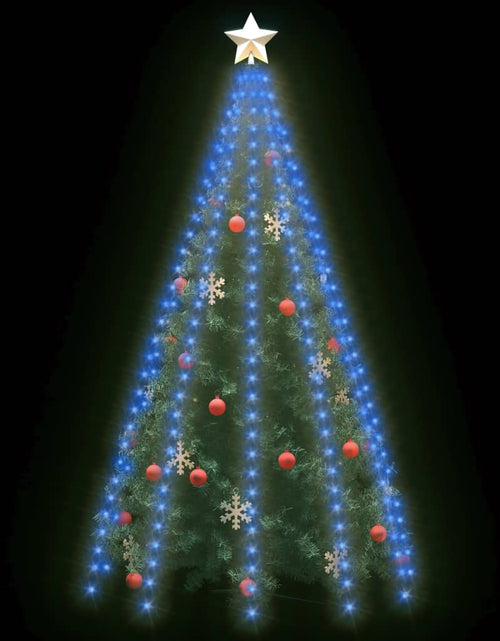 Încărcați imaginea în vizualizatorul Galerie, Instalație brad de Crăciun cu 250 LED-uri, albastru, 250 cm Lando - Lando
