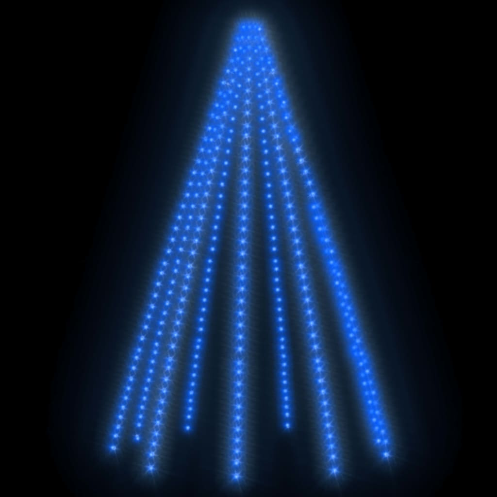Instalație brad de Crăciun cu 400 LED-uri, albastru, 400 cm Lando - Lando
