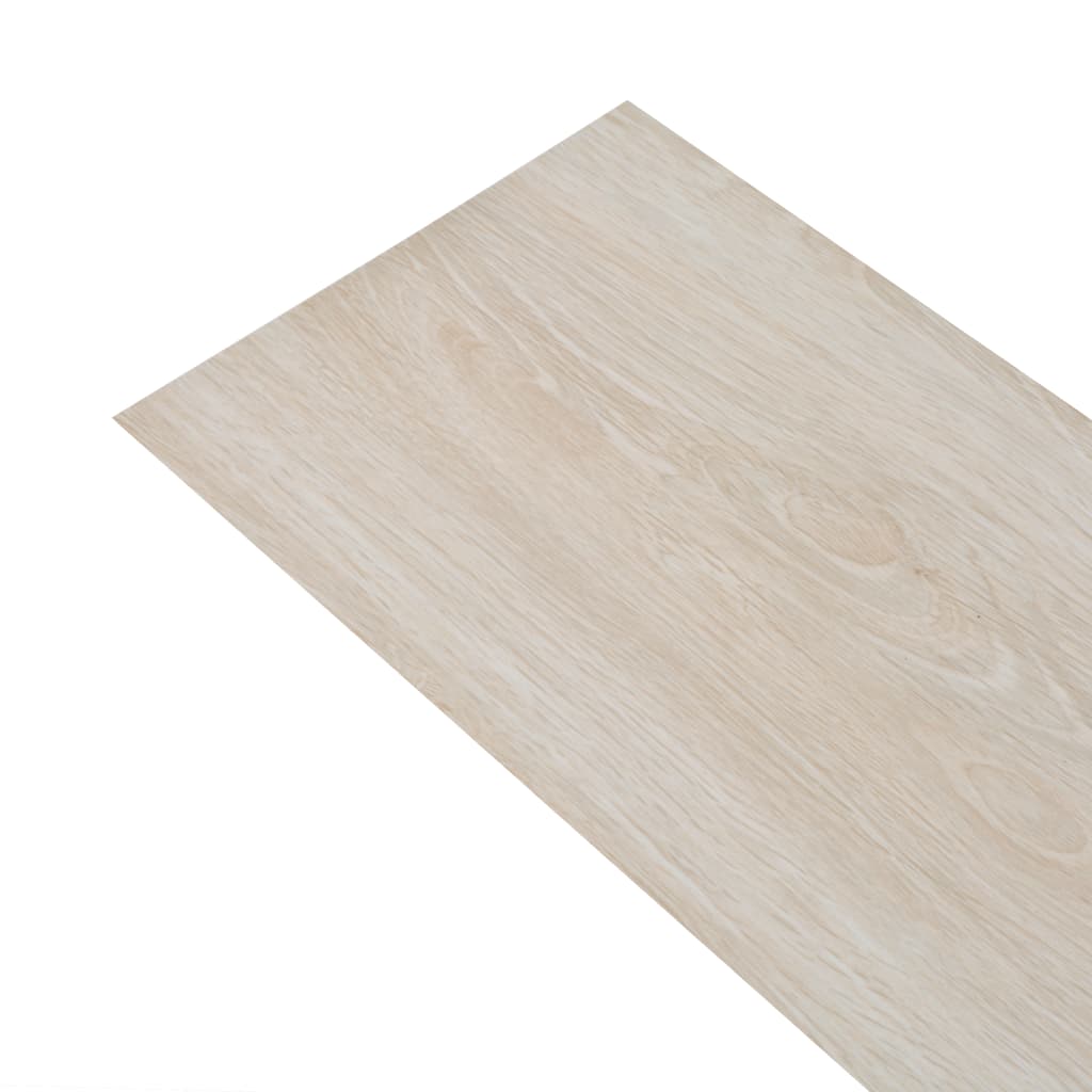 Plăci pardoseală autoadezive stejar alb clasic 5,21 m² 2 mm PVC - Lando