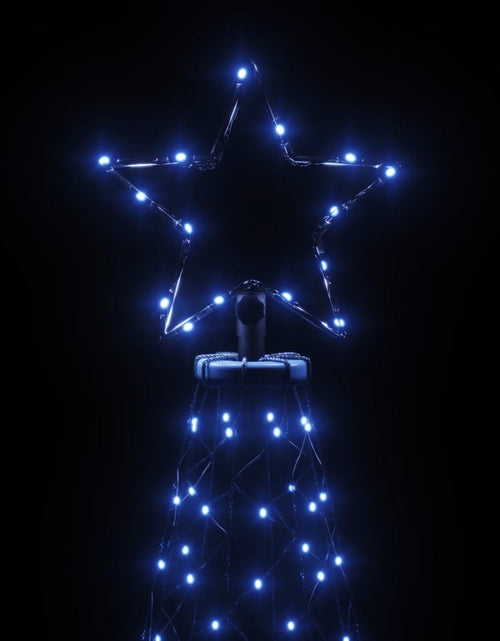 Încărcați imaginea în vizualizatorul Galerie, Pom de Crăciun cu stâlp de metal, 500 LED-uri, albastru, 3 m - Lando
