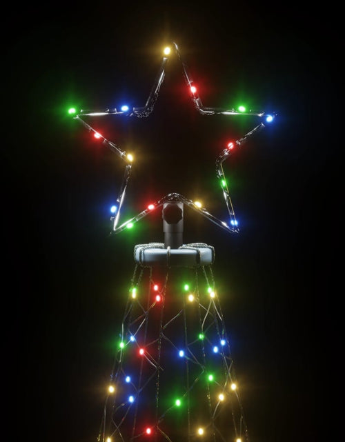 Încărcați imaginea în vizualizatorul Galerie, Pom de Crăciun cu stâlp de metal, 500 LED-uri colorate, 3 m - Lando
