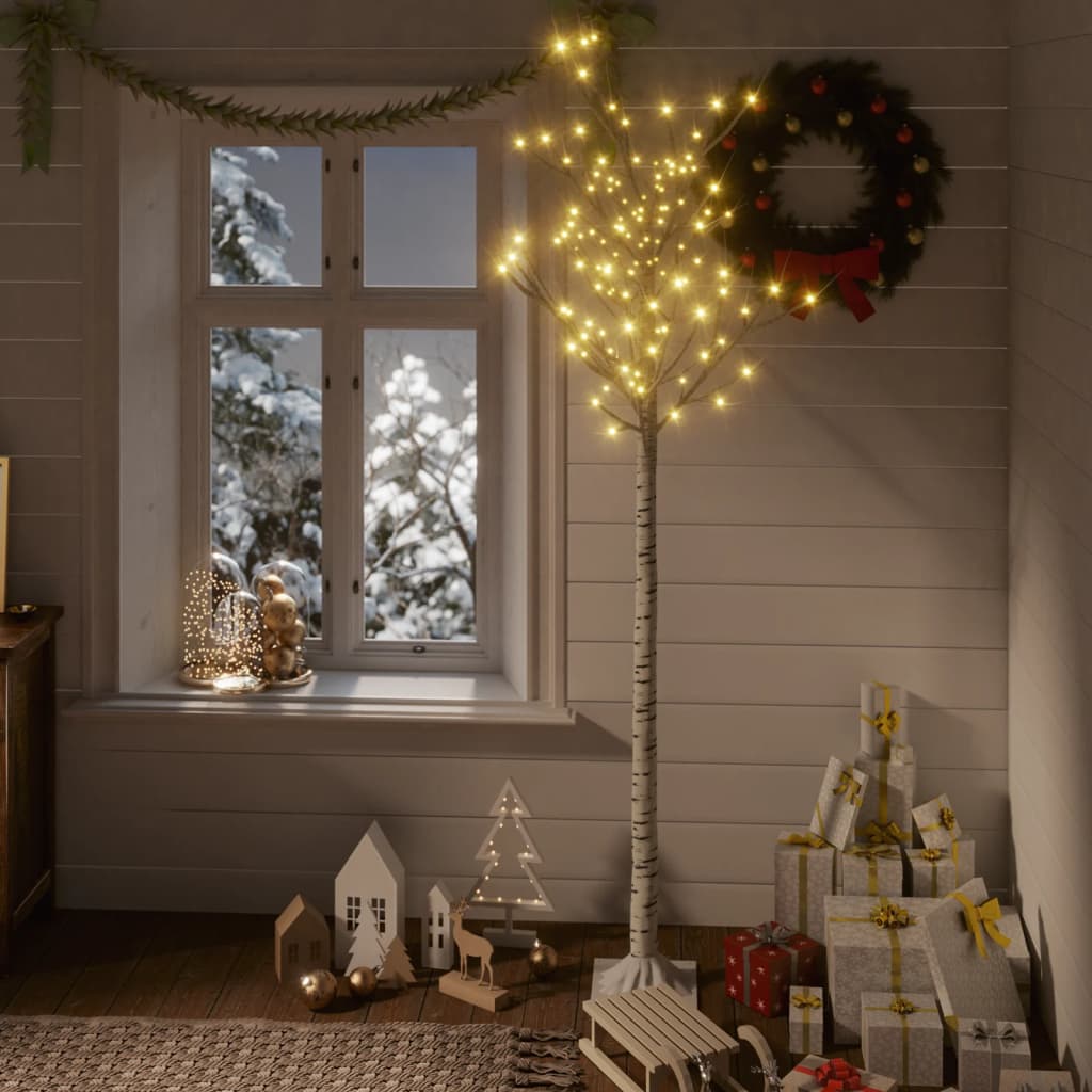 Pom Crăciun 180 LED-uri alb cald 1,8 m salcie interior/exterior - Lando