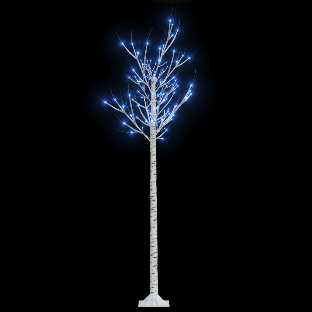 Pom de Crăciun, 180 LED-uri, albastru, 1,8 m, salcie, int./ext. - Lando