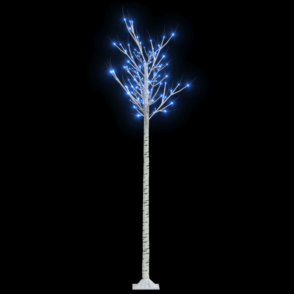 Pom Crăciun 200 LED-uri albastru 2,2 m salcie interior/exterior - Lando