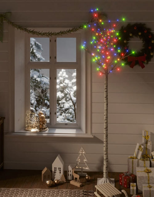 Încărcați imaginea în vizualizatorul Galerie, Pom Crăciun 200 LED-uri colorat 2,2 m salcie interior/exterior - Lando
