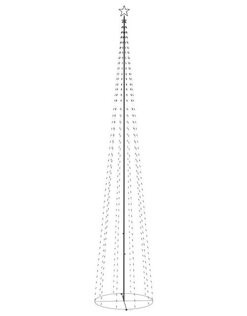 Загрузите изображение в средство просмотра галереи, Decorațiune brad Crăciun conic 752 LED-uri alb rece 160x500 cm Lando - Lando
