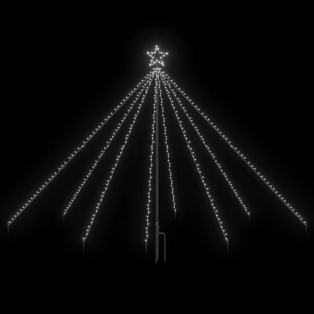 Cascadă lumini pom Crăciun interior/exterior 400 LED-uri 2,5 m Lando - Lando