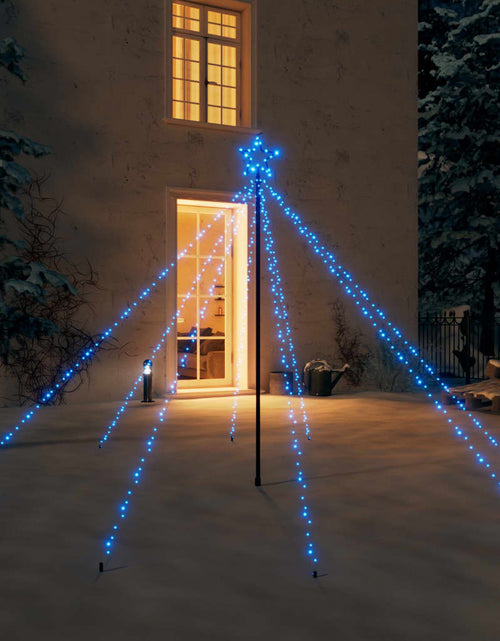 Încărcați imaginea în vizualizatorul Galerie, Lumini pentru bradul de Crăciun, 400 LED-uri, albastru, 2,5 m Lando - Lando

