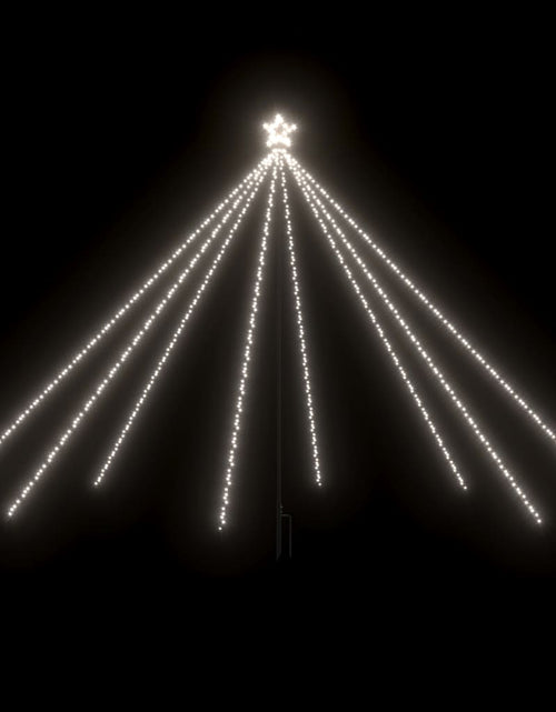 Încărcați imaginea în vizualizatorul Galerie, Lumini pentru bradul de Crăciun, 576 LED-uri, alb rece, 3,6 m Lando - Lando

