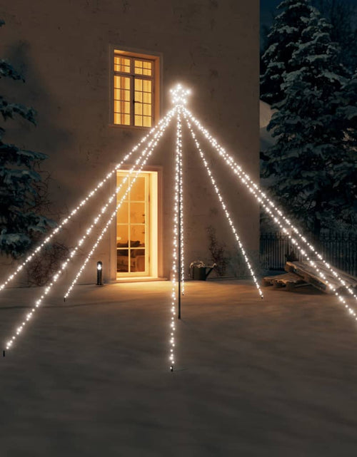 Загрузите изображение в средство просмотра галереи, Lumini pentru bradul de Crăciun, 576 LED-uri, alb rece, 3,6 m Lando - Lando
