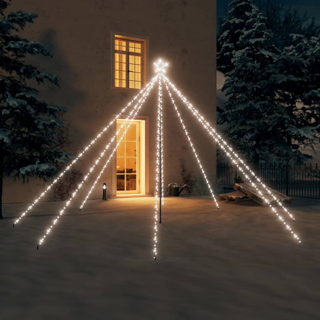Lumini pentru bradul de Crăciun, 576 LED-uri, alb rece, 3,6 m Lando - Lando