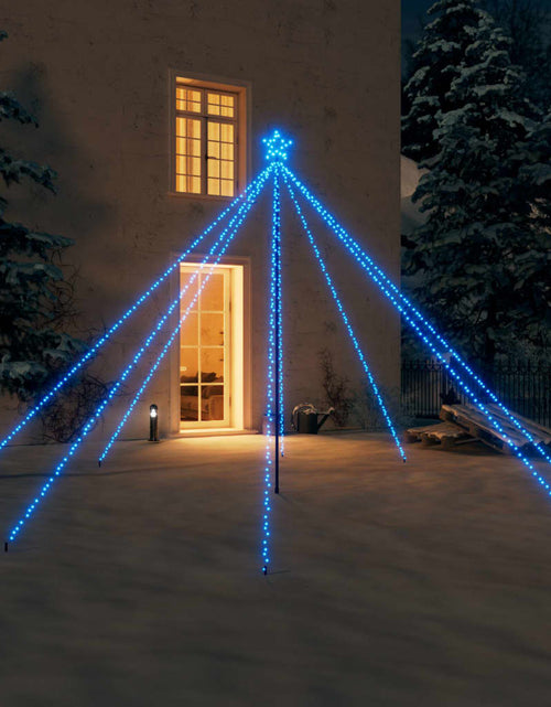 Încărcați imaginea în vizualizatorul Galerie, Lumini brad de Crăciun 576 LED-uri albastru 3,6 m int./ext. Lando - Lando
