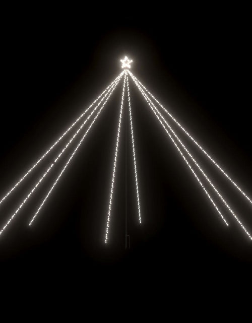 Încărcați imaginea în vizualizatorul Galerie, Cascadă lumini brad Crăciun 800 leduri alb rece 5 m, int./ext. Lando - Lando
