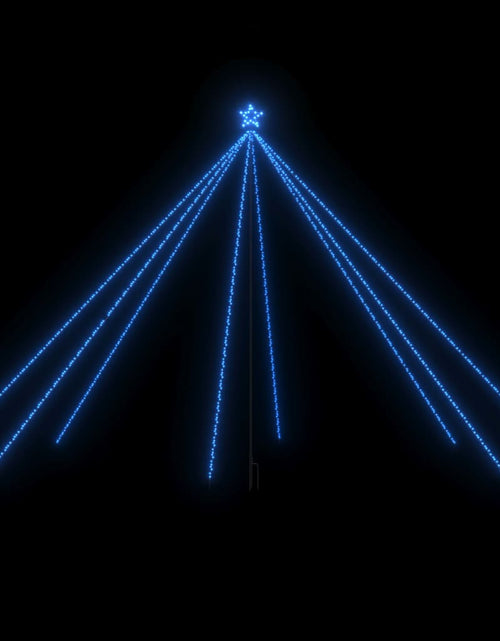 Загрузите изображение в средство просмотра галереи, Cascadă lumini brad Crăciun 800 leduri albastru 5 m, int./ext. Lando - Lando
