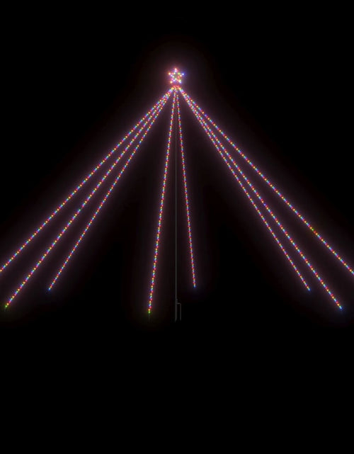 Încărcați imaginea în vizualizatorul Galerie, Cascadă lumini brad Crăciun 800 leduri colorat 5 m, int./ext. Lando - Lando
