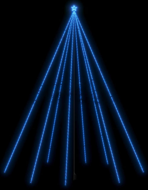Încărcați imaginea în vizualizatorul Galerie, Cascadă lumini brad Crăciun 1300 leduri albastru 8 m, int./ext. - Lando
