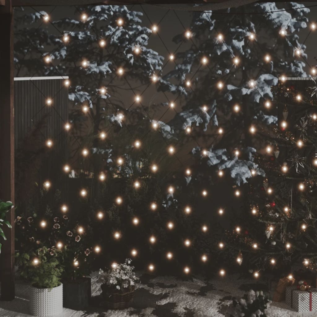 Plasă luminoasă de Crăciun, alb cald, 3x2 m, 204 LED, int/ext Lando - Lando