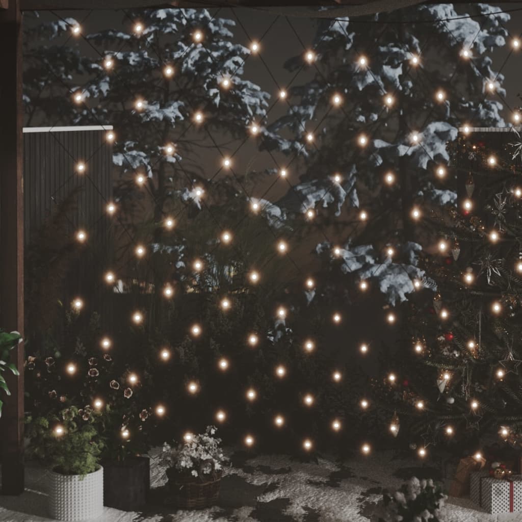 Plasă lumini de Crăciun alb cald 3x3m 306 LED interior/exterior Lando - Lando